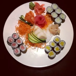 Awesome sushi and service! Always recommend!  50% off on sushi very nice place to eat with clean environment!! ;)