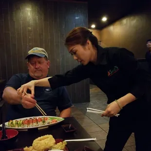 A personal chopstick lesson...