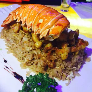 Teriyaki Lobster Fried Rice