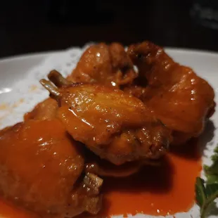 A'la carte' buffalo wing appetizer. (5 wings for $5)