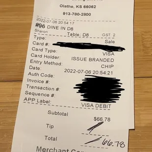 Proof of overcharging customers!