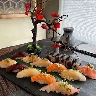 food, sashimi, sushi, sushi and sashimi