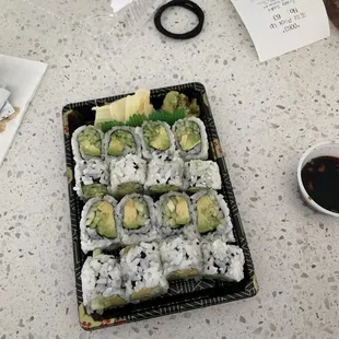 Cucumber Avocado Roll