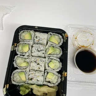 Cucumber Avocado Roll