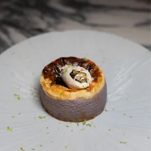 Ube baaske cheesecake