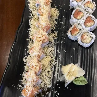 569. Spicy Tuna Roll and Orange Flamingo Roll