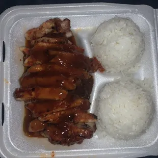 spicy chicken teriyaki