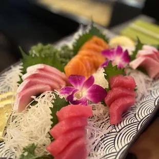 Sashimi platter