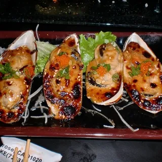 A4. Baked Green Mussels