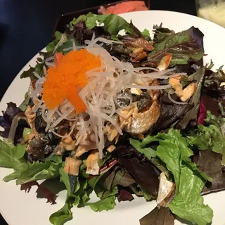 S5. Salmon Skin Salad