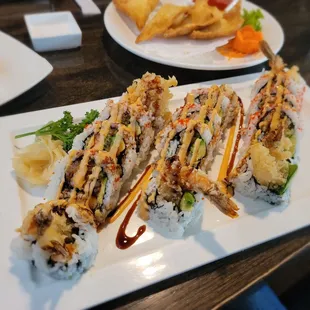 sushi and sashimi, food