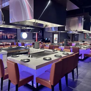 Hibachi inside area
