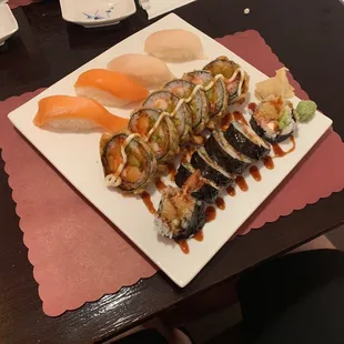food, sushi and sashimi, sushi, sashimi