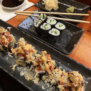 food, sushi and sashimi, sushi, sashimi