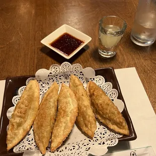 Vegetable Gyoza Appetizer