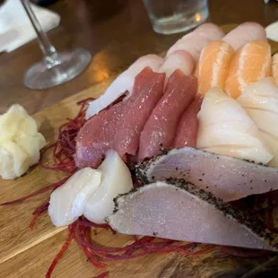 sushi and sashimi, sashimi, sushi, food