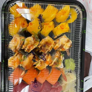 Sunshine roll, geisha rolls and route 66