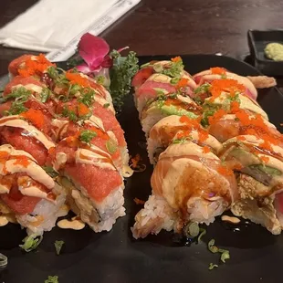 Firecracker roll and Shooting Star Roll