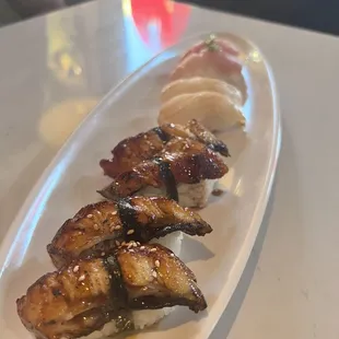 Unagi (eel)  Super White Tuna Yellowtail