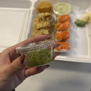 $5 for fresh wasabi. Not sure if this is normal, but I haven&apos;t been charged for fresh wasabi anywhere I&apos;ve been in the past year