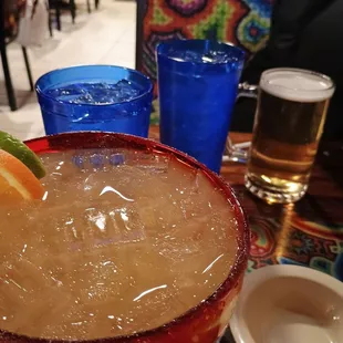 Texas margarita beer water