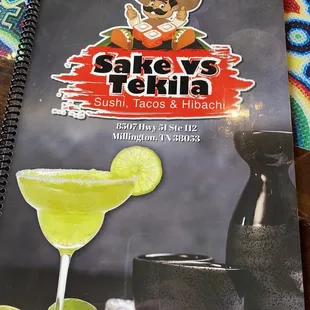 Menu cover