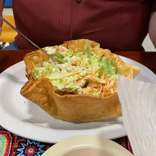 Chicken taco salad