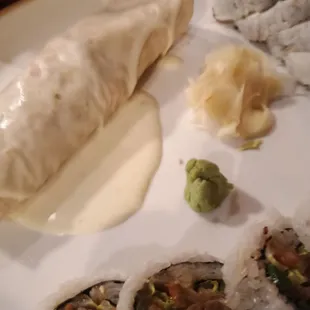 Sushi  and burrito