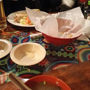 Miso soup quesadilla