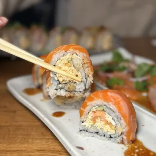 Double Salmon Roll