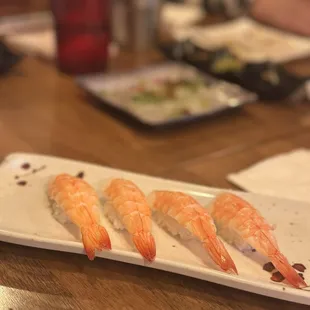 Shrimp sushi