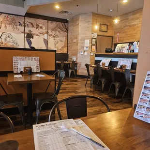 Inside of restaurant