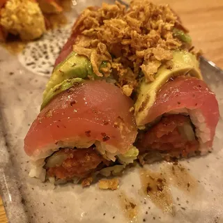 Onion Blossom Albacore Roll