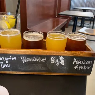 Flight of beers  !