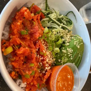 Spicy tuna bowl