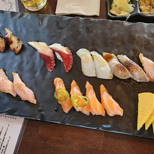 food, sushi and sashimi, sushi, sashimi