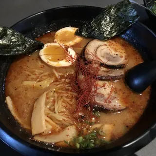 Spicy Black Garlic Tonkotsu Ramen