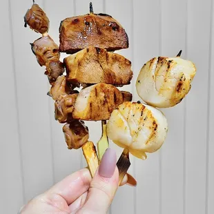 Gyutan Grilled Hokkaido Scallop (2pcs) Sunagimo