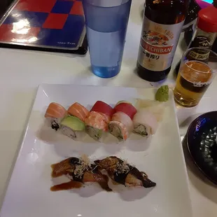 food, sushi and sashimi, sushi, sashimi