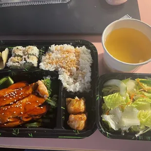 Salmon Bento Box $11.95