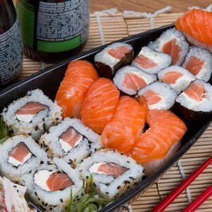 sushi and sashimi, food