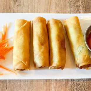 Spring Fried Veggie Eggrolls