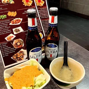 House Ginger Salad and Miso Soup