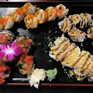 The Godzilla, Spider Roll, Samurai and The Christmas Grenade