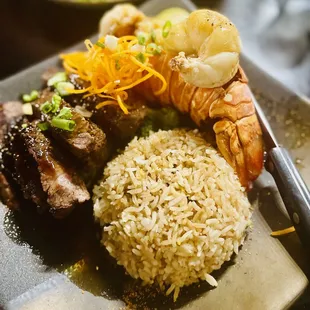 Hibachi Steak and Lobster