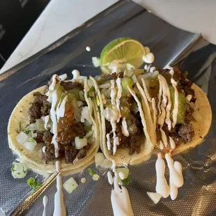 tacos, food