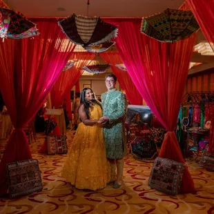 Bay Area Indian Wedding Decorations - Sangeet Decor in Fremont