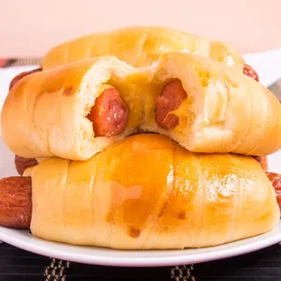 Jumbo sausage and cheese kolaches