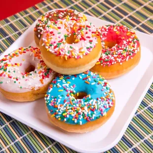 Sprinkle donuts