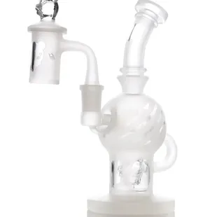 Bear Quartz sunblasted sphere